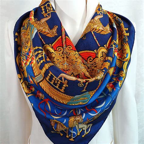 hermes silk scarf patterns